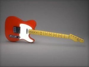 telecaster de p&aacute;ra-choque Modelo 3D