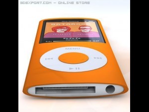 fourth generation ipod nano Model 3D