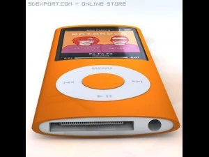 4세대 아이팟 나노 3D 모델