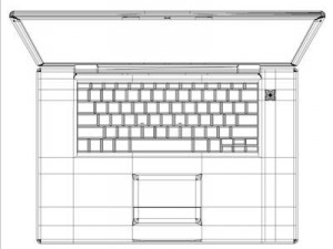 macbook pro Model 3D