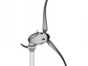 skystream 3.7 wind turbine Modelo 3D