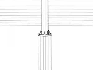 skystream 37 wind turbine 3D Model