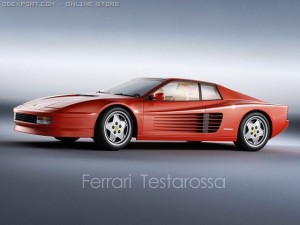 ferrari testarossa 1988 Modelo 3D