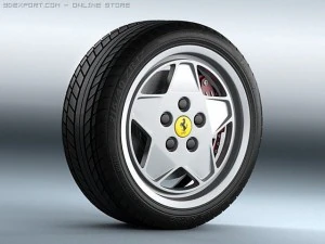 ferrari testarossa 1988 3D Model