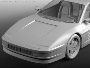 ferrari testarossa 1988 3D Model
