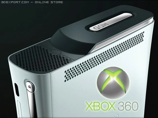 xbox 360 console 3D Model .c4d .max .obj .3ds .fbx .stl .blend 