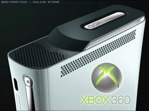 console xbox 360 Modelo 3D