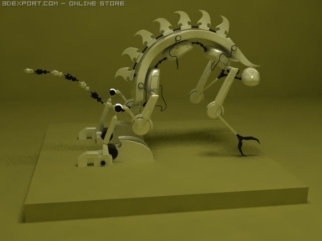 droid 3Dモデル .c4d .max .obj .3ds .fbx .stl .blend 