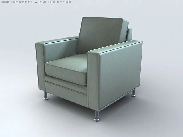 armchair modernus 3D Model .c4d .max .obj .3ds .fbx .stl .blend