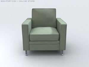 armchair modernus 3Dモデル