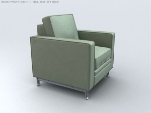 armchair modernus 3Dモデル