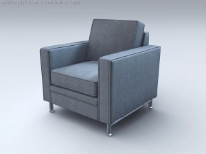 armchair modernus 3Dモデル