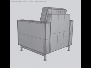 armchair modernus 3D Model