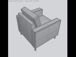 armchair modernus 3D Model