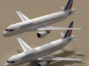 a320-200 airfrance 3D मॉडल