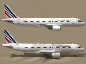 a320-200 airfrance 3D मॉडल