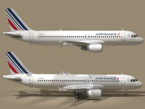 a320-200 airfrance 3D Model