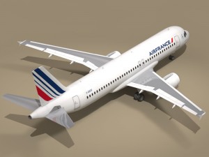 a320-200 airfrance 3D मॉडल