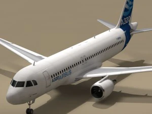 aerobus a320-200 Modello 3D
