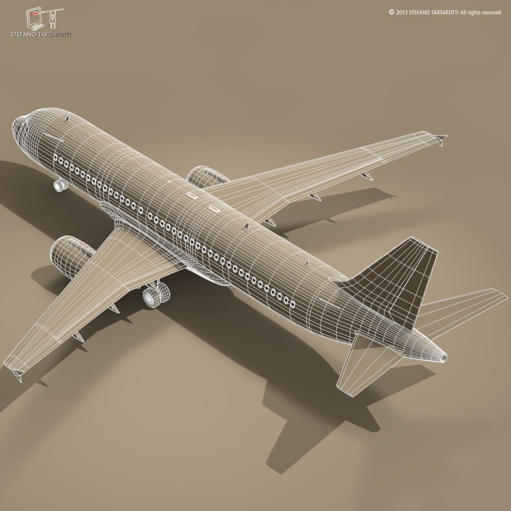 A320 200 Airbus 3d Model In Commercial 3dexport