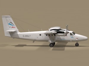 dhc6 twin otter 3D Model