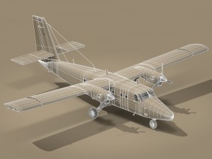dhc6 twin otter 3D 模型