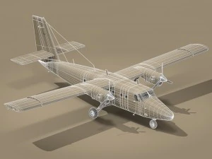 dhc6 twin otter 3D Model