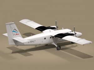 dhc6 twin otter 3D 模型