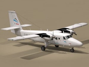 dhc6 twin otter 3D 模型