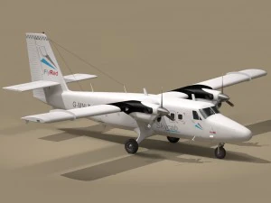 dhc6 twin otter 3D Model