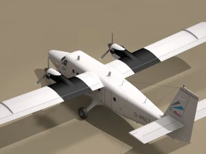 dhc6 twin otter 3D Model