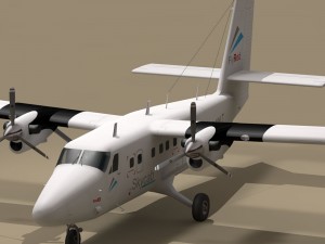 dhc6 twin otter 3D 模型