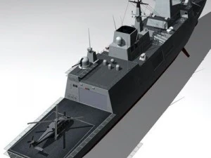 fremm multipurpose frigate 3D Model