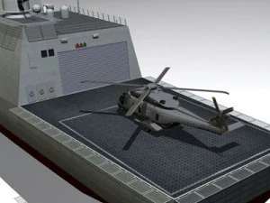 fremm multipurpose frigate 3D Model