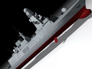 fremm multipurpose frigate Modelo 3D