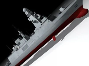 fremm multipurpose frigate 3D Model
