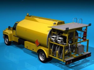 airport fuel truck 3D-Modell