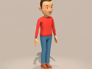 cartoon man 3D Model