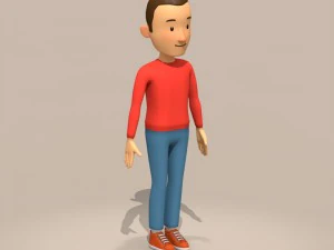 cartoon man 3D Model