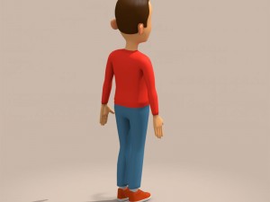 cartoon man 3D Model