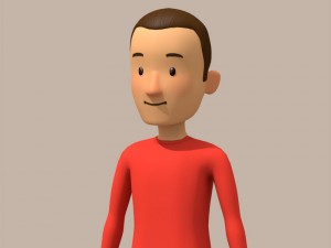 cartoon man 3D Model
