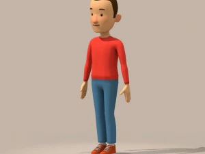 cartoon man 3D Model