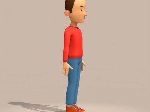 cartoon man 3D Model