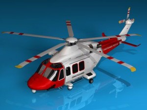 aw139 coastguard 3D Model