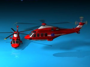 aw 139 air ambulance 3D Model