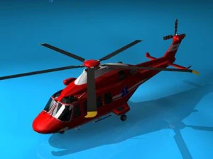 aw 139 air ambulance 3D Model