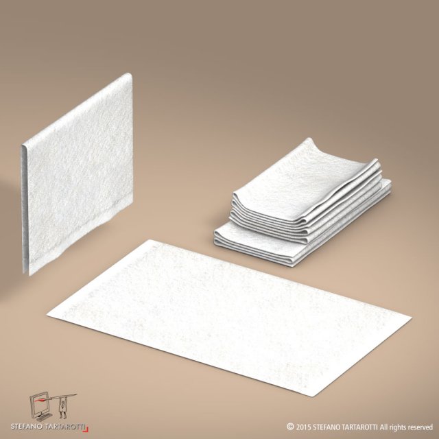 towel 3D 模型 .c4d .max .obj .3ds .fbx .stl .blend 