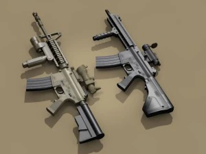 fucile m4 Modello 3D