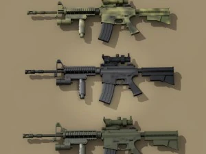 fucile m4 Modello 3D