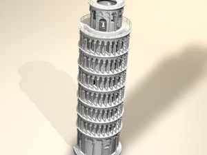 pisa tower Model 3D